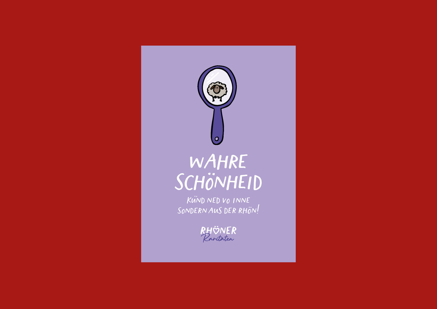 Postkarte "Wahre Schönheid"