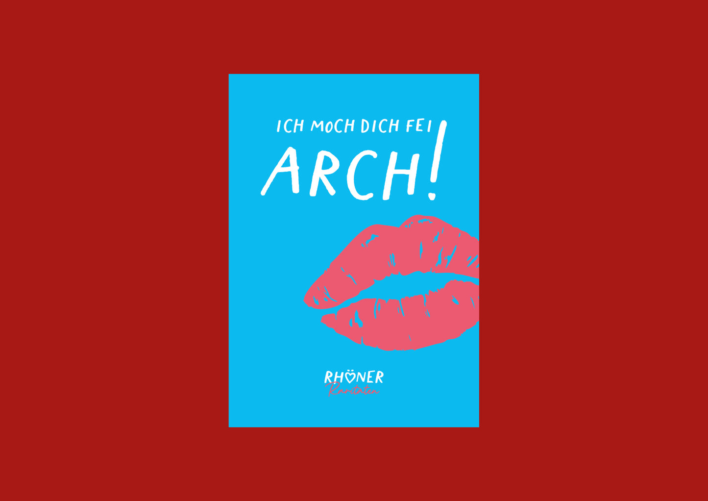 Postkarte "Ich moch dich"