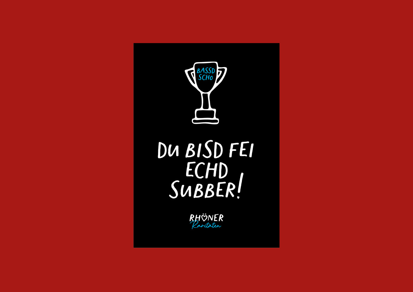 Postkarte "Bassd scho"