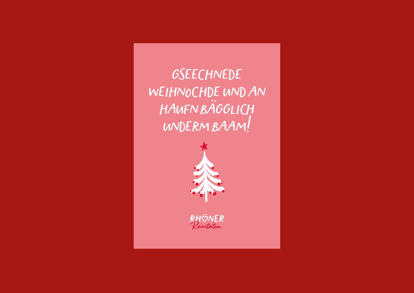 Postkarte "Bägglich"