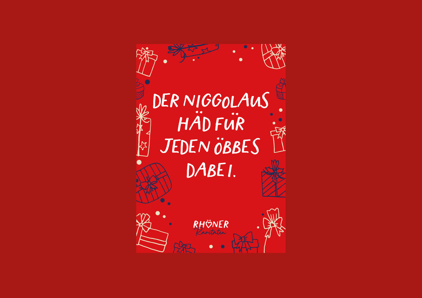 Postkarte "Der Niggolaus"