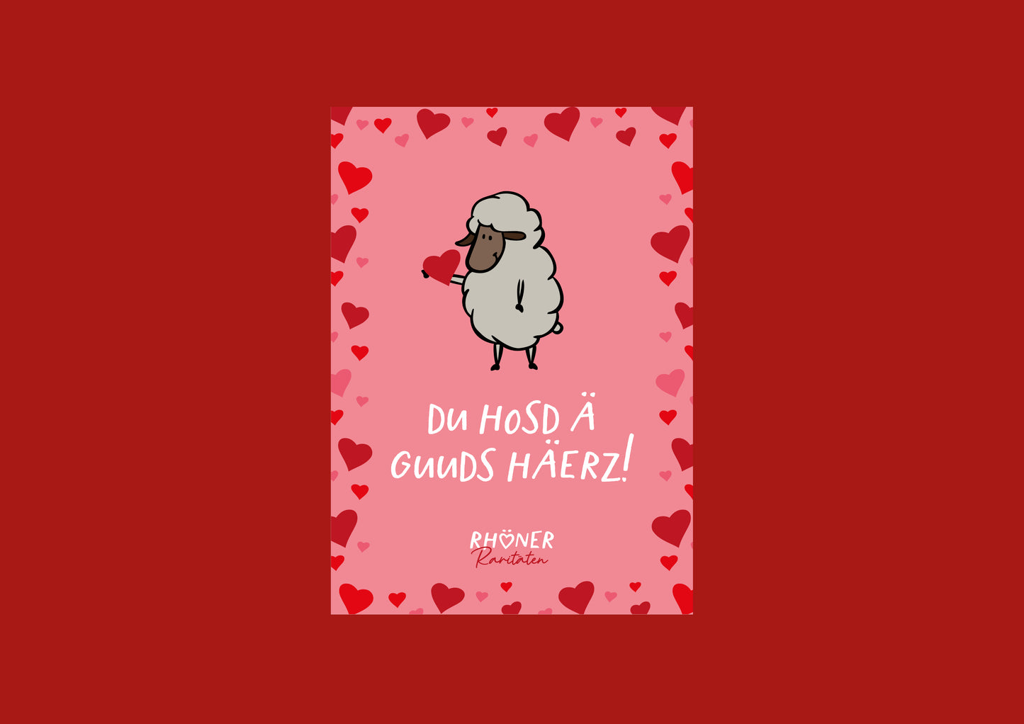 Postkarte "Guuds Häerz"
