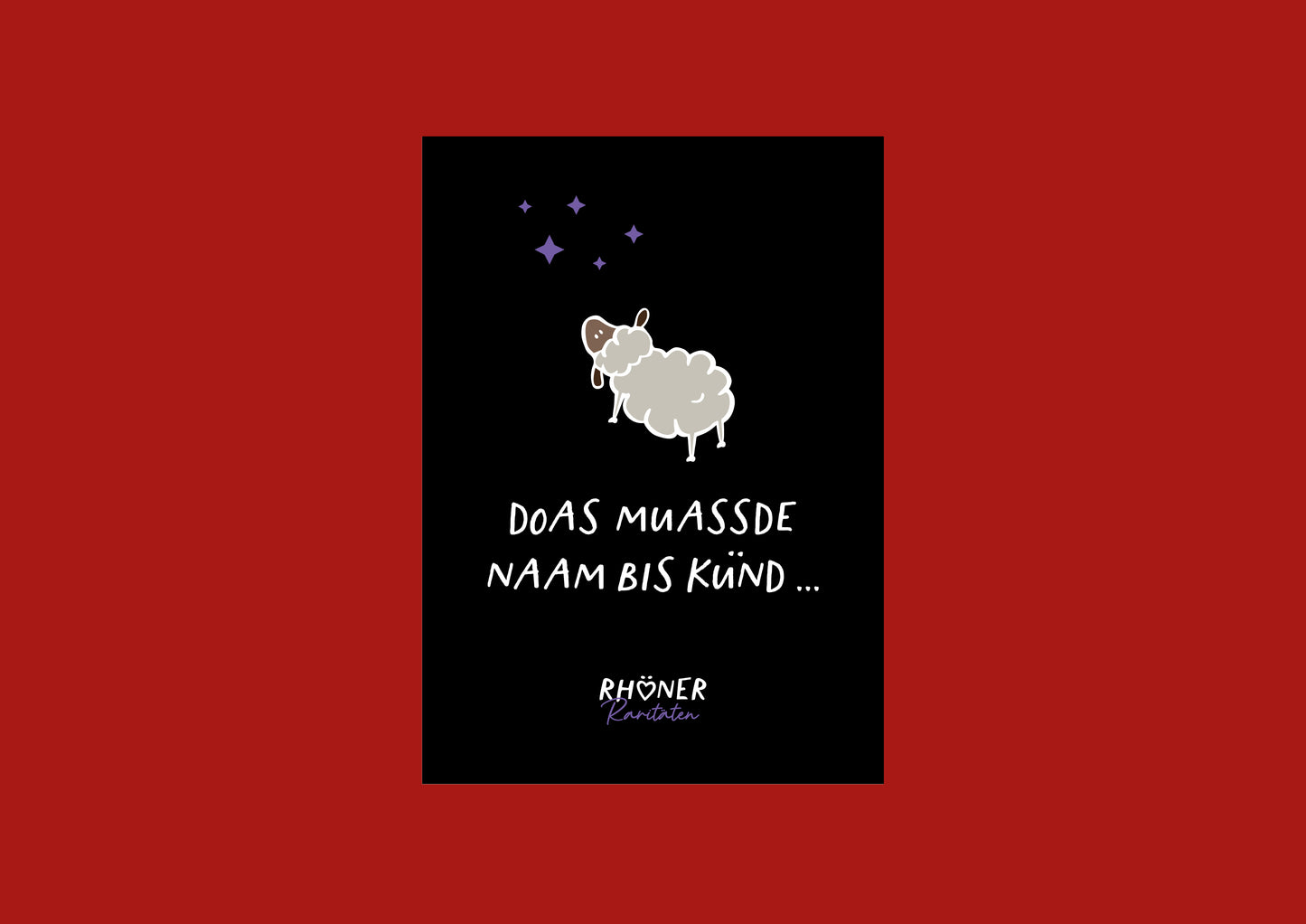 Postkarte "Bis künd"